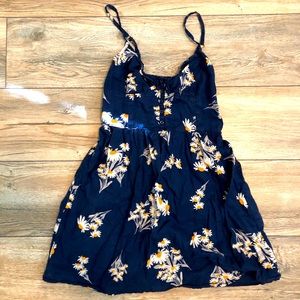 Blue floral Forever 21 dress